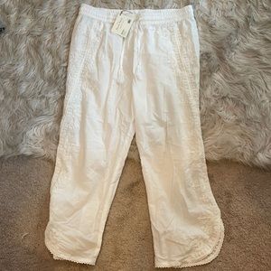 NWT WORLD MARKET DALI COLLECTION EMBROIDERED PJ PANTS L/xl